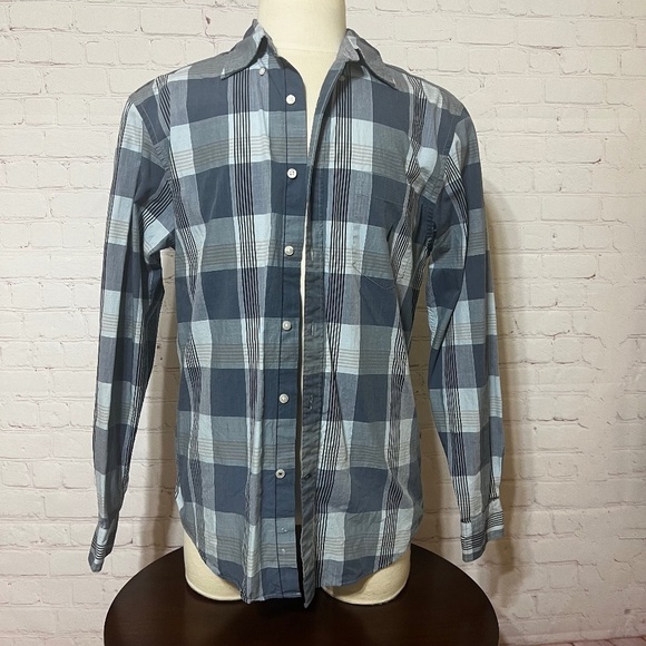Nautica Other - NAUTICA SLIM FIT button down long sleeve shirt Blue size Large EUc